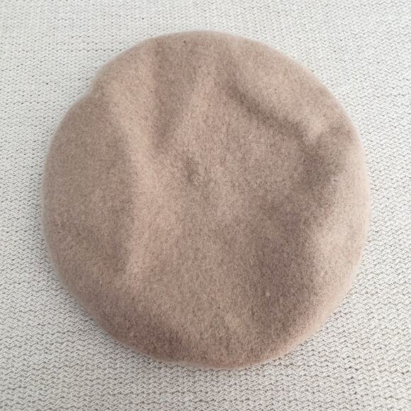 Wyeth Cream Grey Wool Beret - Picture 1 of 6